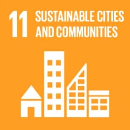 UN Sustainable Development Goal 11: Sustainable Cities and Communities symbol