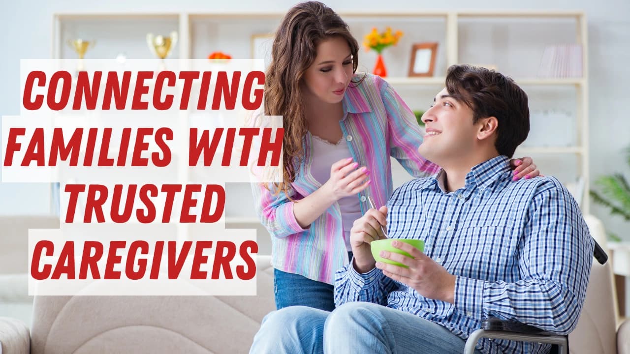 Devdoot Caregiver Finder app interface connecting families with trusted elderly and home care professionals