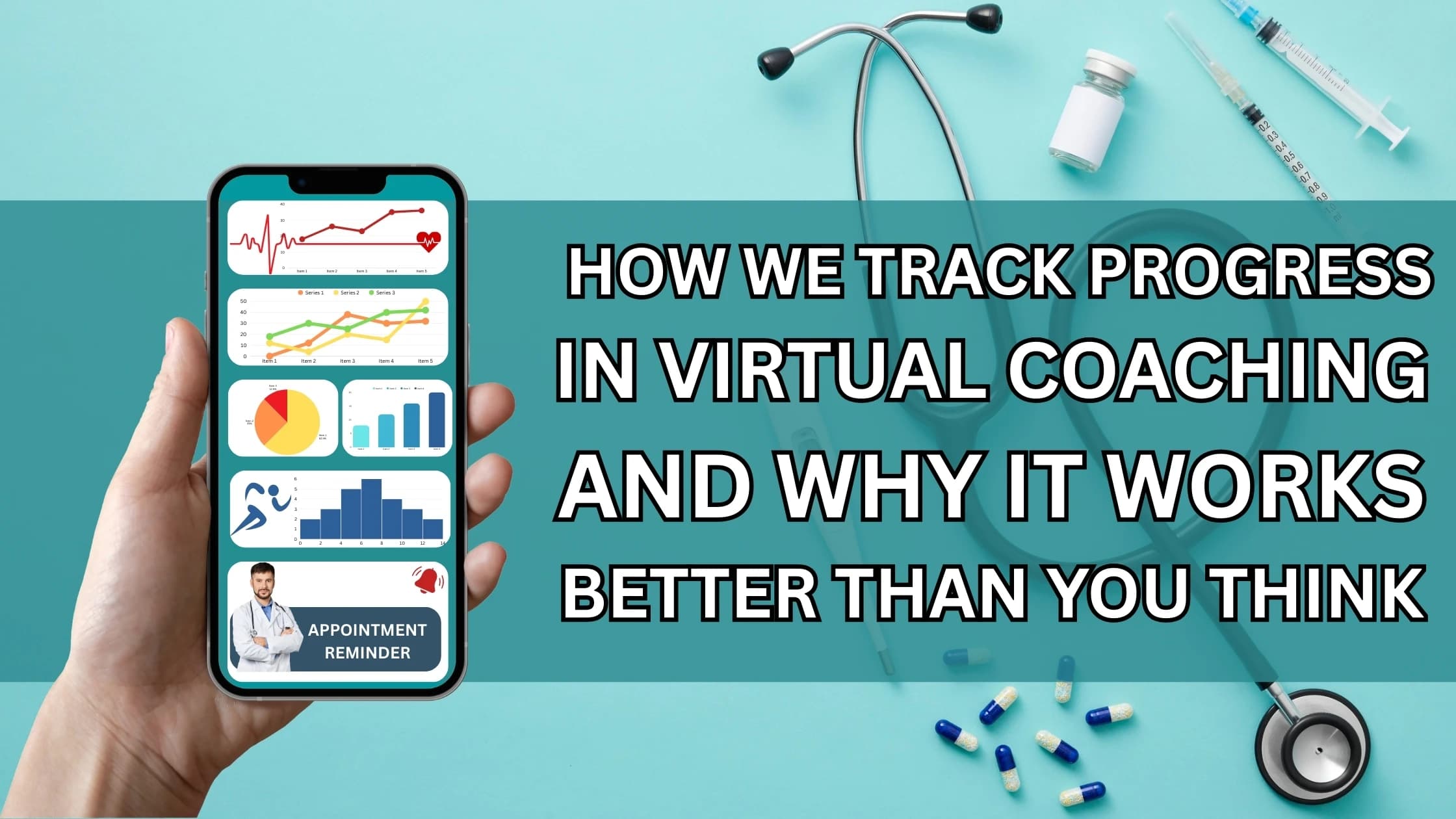 Devdoot app dashboard showing fitness progress charts and weekly health coaching check-ins